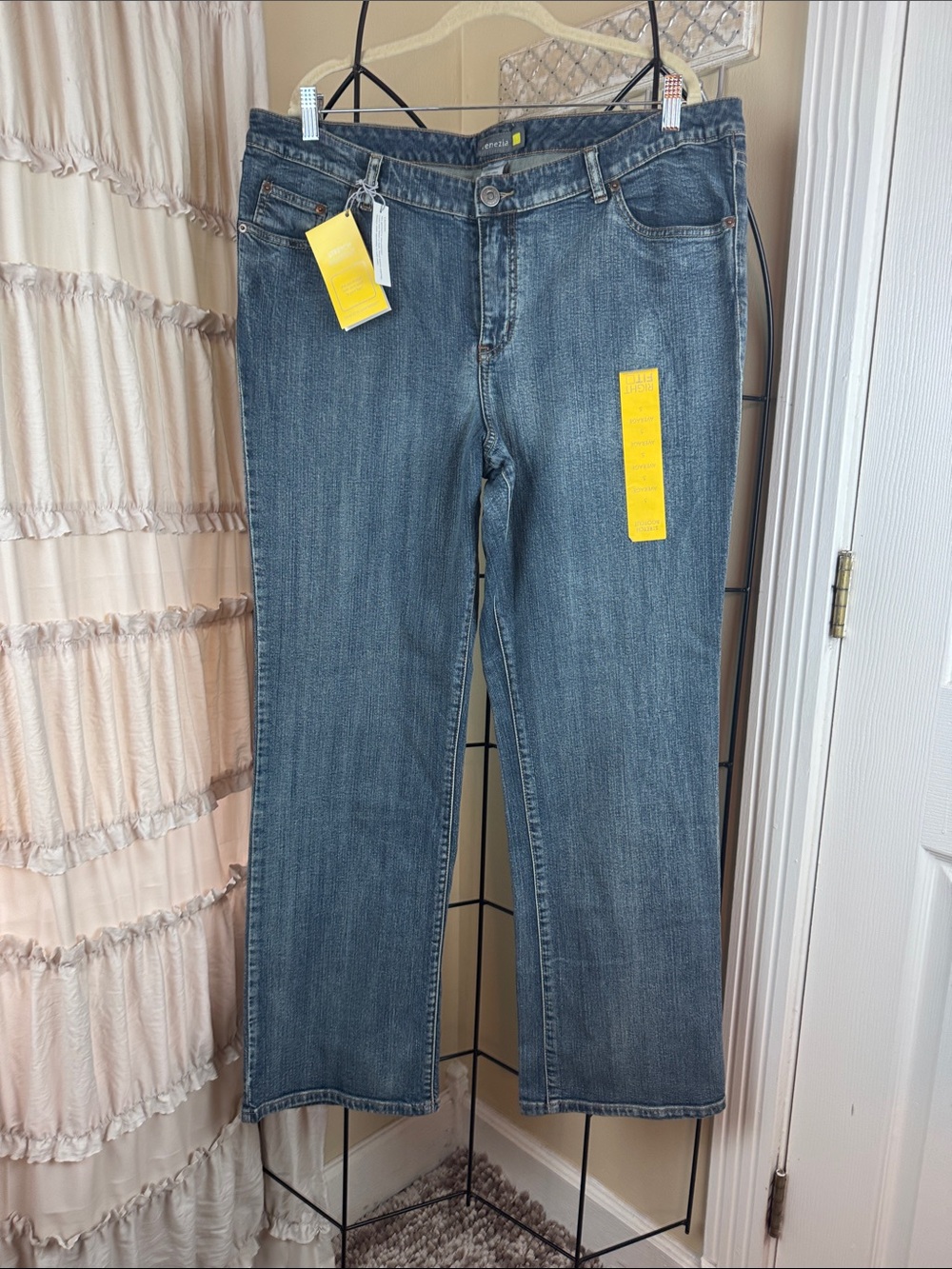 Venezia Jeans Womens Stretch Bootcut 5-Pocket Flex Denim Blue Size 16 NWT